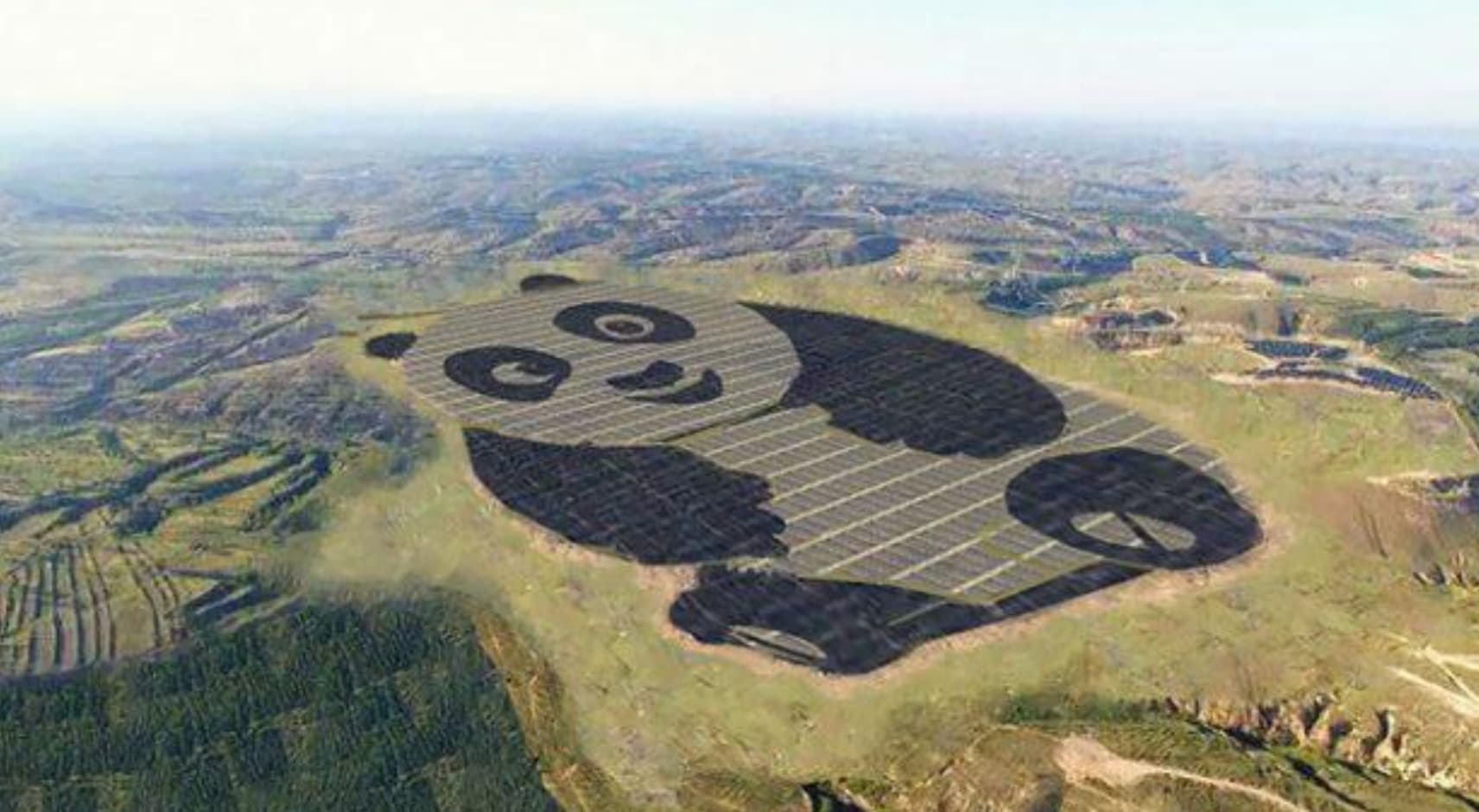 “There’s a solar farm in China shaped like a Panda.”